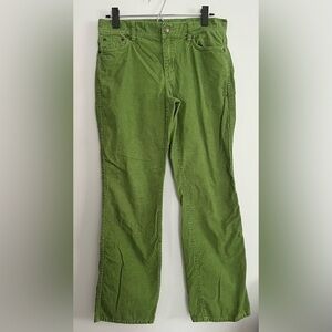 J. Crew Green Boot Cut Pants